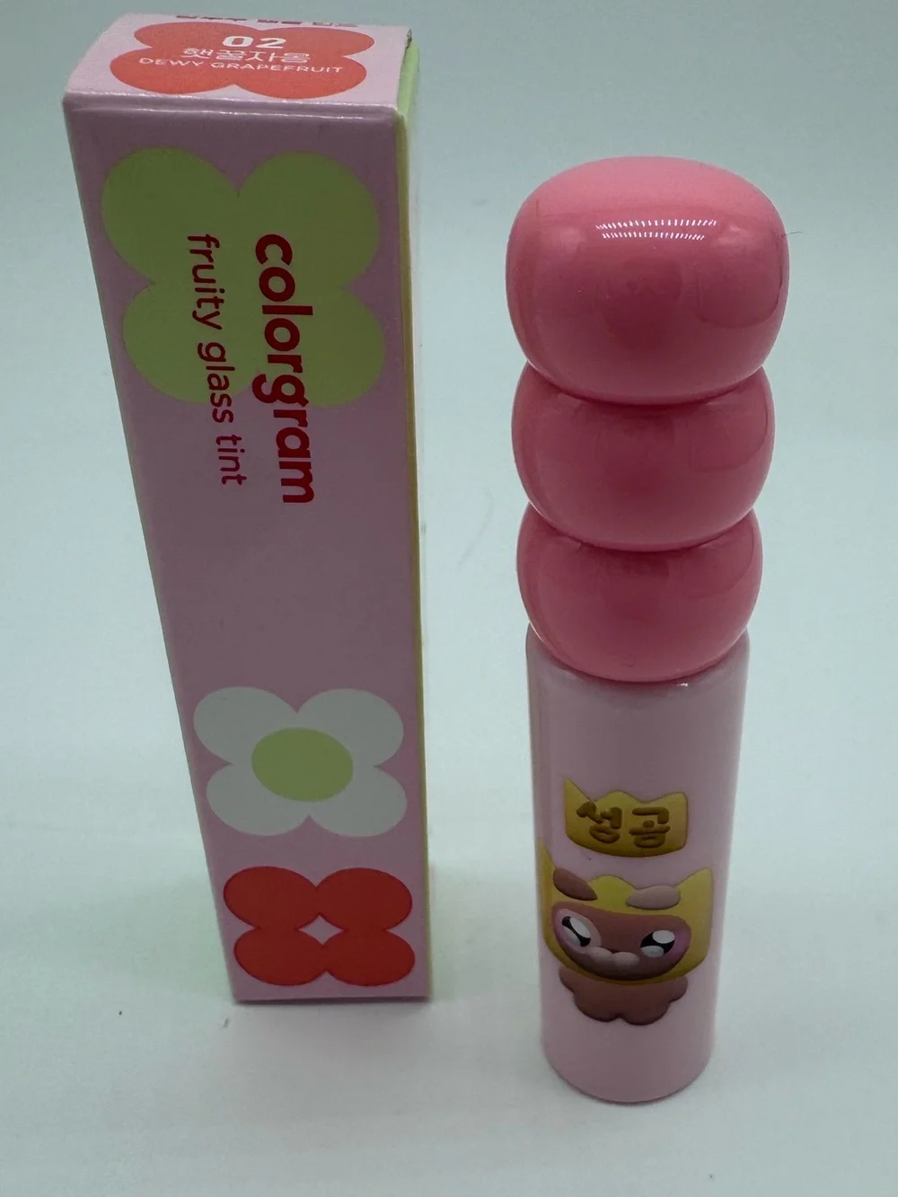 Colorgram 02 Dewy Grapefruit Fruity Glass Tint - Grapefruit Pink Gloss